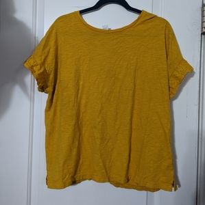 3/$15 Yellow Old Navy T-shirt Blouse - Size Large